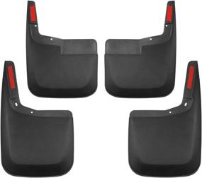 img 4 attached to 🚗 Tecoom Mud Flaps Splash Guards for Ford F150 2015-2019 | Front and Rear 4pcs Set | Without Wheel Lip Molding | ABS Molded