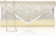 evening envelope handbag sequin shoulder women's handbags & wallets ~ clutches & evening bags logo