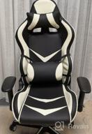 img 1 attached to Computer chair Everprof Lotus S6 gaming, upholstery: imitation leather, color: black/white review by Bogusia Gaworek ᠌