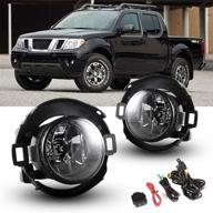 🚙 fog lights for 2005-2015 nissan xterra: h11 12v 55w halogen bulbs replacement kit with wiring, switch, and oe parts логотип