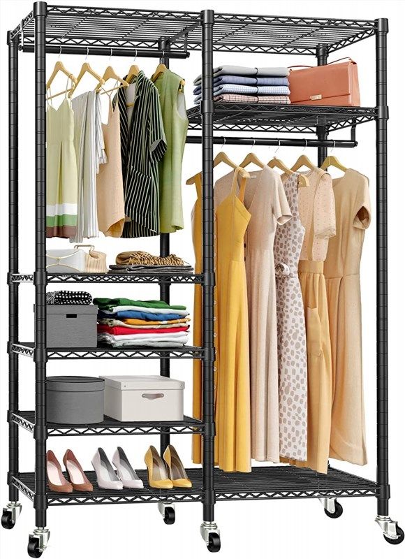 Vipek V10 Wire Garment Rack 5 Tiers Heavy Duty Clothes Rack, Large