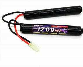 img 4 attached to Power Up Your Airsoft Gun With FCONEGY NiMH 9.6V 1700MAh Battery Pack!