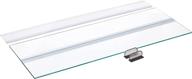 h2pro 20-inch glass canopy for 10 gallon fish tank aquarium (19.33 x 9.65 x 0.16in) logo