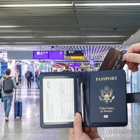 img 3 attached to Кожаная обложка для паспорта GDTK Blocking