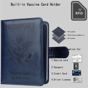 img 2 attached to Кожаная обложка для паспорта GDTK Blocking