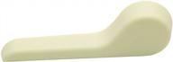 basiker driver seat adjuster lever handle in beige for 2007-2014 chevy silverado, gmc sierra, and yukon | part number gm-2511a-fl logo