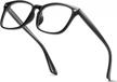 upgrade your look with aisswzber stylish square non-prescription eyeglasses logo
