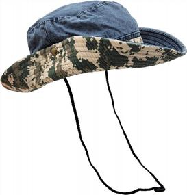 img 1 attached to Stay Protected And Fashionable: Camo Boonie Hat For Outdoor Adventures