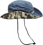 stay protected and fashionable: camo boonie hat for outdoor adventures logo