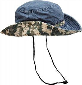 img 4 attached to Stay Protected And Fashionable: Camo Boonie Hat For Outdoor Adventures