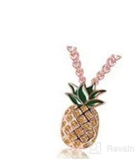 img 1 attached to 🍍 Pineapple Necklace for Women: Pineapple Jewelry, Pineapple Gifts, Inspirational Necklace, Delicate Pineapple Necklace, Pineapple Symbolism review by Ginger Peterson