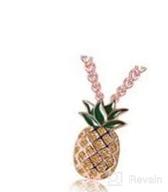 img 1 attached to 🍍 Pineapple Necklace for Women: Pineapple Jewelry, Pineapple Gifts, Inspirational Necklace, Delicate Pineapple Necklace, Pineapple Symbolism review by Ginger Peterson