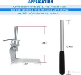 img 2 attached to 🔧 Yoursme 66784 Stud Mount Valve Spring Compressor for 3/8" & 7/16" Rocker Studs - Remove & Install Valve Spring