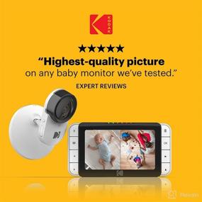 img 3 attached to 👶 KODAK Cherish C520 WiFi Video Baby Monitor: Above-The-Crib View, Parent Unit & Phone App for Easy and Continuous Monitoring