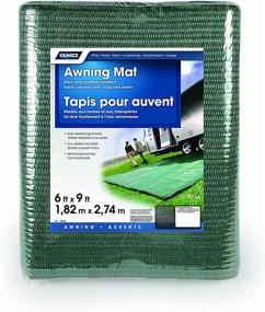 img 1 attached to 🌿 Camco 42880 Reversible Awning Leisure Mat-6' X 9', Green: Enjoy Luxury & Comfort Outdoors!