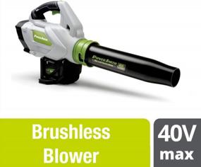 img 3 attached to PowerSmith PBL140JH 40V Max Battery-Powered Cordless Leaf Blower - Brushless Motor, Eco-Friendly Lithium-Ion Technology, Battery & Charger Included