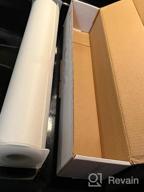 img 1 attached to SMARTAKE Non-Stick Parchment Paper Roll, 13 In X 164 Ft (177 Sq. Ft) For Baking, Cooking, Air Fryer, Steamer, Kitchen, Cookies, Bread, And More - White Baking Pan Liner review by Brian Foster