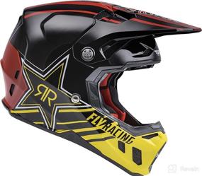 img 1 attached to Fly Racing Formula CC Rockstar Helmet (Black/Red/Yellow