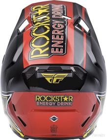 img 3 attached to Fly Racing Formula CC Rockstar Helmet (Black/Red/Yellow