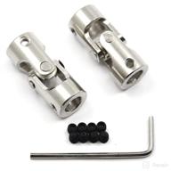 🔩 befenybay 2 pcs 8mm to 8mm universal joint shaft coupling: enhance motor performance with secure screw fastening логотип