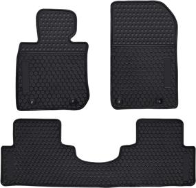 img 4 attached to Ucaskin Odorless Anti Slip Protection Liner Black Interior Accessories ~ Floor Mats & Cargo Liners