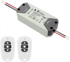 img 4 attached to EMylo RF Motor Controller: Wireless Smart Switch For Rolling Door, Electric Curtains, Locks & Water Pump