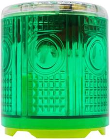 img 4 attached to Waterproof Aolyty Solar Strobe Warning Light - Super Bright 360° Flashing W/ Magnetic Base For Construction, Traffic & Factory (Green)