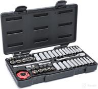 🔧 51 piece gearwrench 1/4" drive standard & deep sae/metric mechanics tool set - 6 point, model 80300 логотип