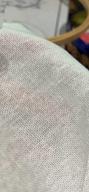 img 1 attached to Large Natural Linen Fabric For Embroidery And Craft Projects - 59" X 19 review by Nicholas Reggae