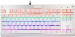 img 3 attached to MechanicalEagle Z-77 75% Mechanical Keyboard Aluminium Panel Clicky Blue Switches Rainbow LED Backlit N-Key Rollover 87-Key Tenkeyless Hot Swappable Spare Switches Included