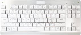 img 4 attached to MechanicalEagle Z-77 75% Mechanical Keyboard Aluminium Panel Clicky Blue Switches Rainbow LED Backlit N-Key Rollover 87-Key Tenkeyless Hot Swappable Spare Switches Included