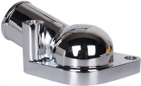 img 2 attached to Upgrade Your Chevy V8 With The 45 Degree Chrome O-Ring Water Neck Thermostat Housing