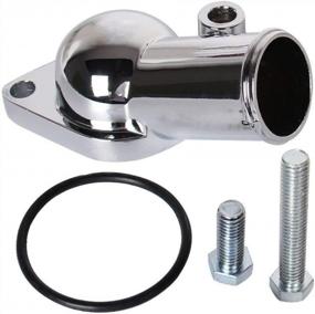 img 4 attached to Upgrade Your Chevy V8 With The 45 Degree Chrome O-Ring Water Neck Thermostat Housing