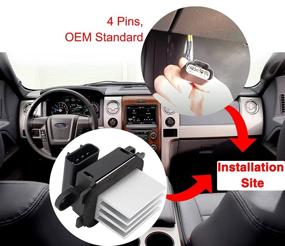 img 1 attached to 🔧 YH1829 HVAC Blower Motor Resistor for 2010-2017 Ford Expedition, 2010-2014 Ford F-150, 2011-2017 Lincoln Navigator | AC Blower Control Module Replaces Motorcraft YH-1829, BL3Z-19E624-A