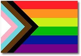 img 1 attached to 🏳️ LGBTQ+ Pride Progress Rainbow Flag Car Magnetic Vinyl Decal, 4x6 Inches, Heavy-Duty for Car, Truck, SUV - Support Gay Pride, Long-Lasting Automotive Magnet