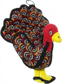 img 3 attached to TUFFY - World'S Tuffest Soft Dog Toy - Barnyard Junior Turkey - Squeakers - Multiple Layers. Made Durable, Strong & Tough. Interactive Play (Tug, Toss & Fetch). Machine Washable & Floats