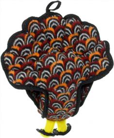 img 2 attached to TUFFY - World'S Tuffest Soft Dog Toy - Barnyard Junior Turkey - Squeakers - Multiple Layers. Made Durable, Strong & Tough. Interactive Play (Tug, Toss & Fetch). Machine Washable & Floats