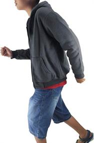 img 2 attached to Fleece Hoodies Sherpa Athletic Sweatshirts Boys' Clothing : Fashion Hoodies & Sweatshirts