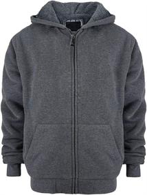 img 4 attached to Fleece Hoodies Sherpa Athletic Sweatshirts Boys' Clothing : Fashion Hoodies & Sweatshirts