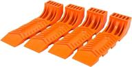 mytee products interlocking tire skates: tow truck wrecker rollback carrier safety orange (4pc set) logo