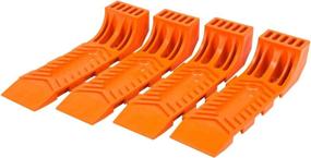 img 4 attached to Mytee Products Interlocking Tire Skates: Tow Truck Wrecker Rollback Carrier Safety Orange (4pc Set)