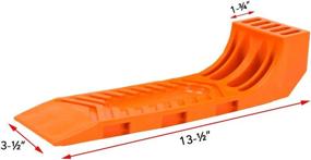 img 3 attached to Mytee Products Interlocking Tire Skates: Tow Truck Wrecker Rollback Carrier Safety Orange (4pc Set)