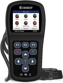 img 4 attached to CGSULIT SC630 OBD2 Scanner: Advanced Auto Diagnostic Scan Tool for ABS, Airbag, Engine & SAS Systems with Bi-Directional Control and ABS Brake Bleed. Includes VSA, SRS, SAS Light Reset, Active Test, and Auto VIN