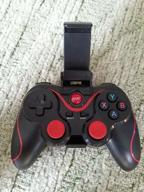 img 1 attached to Gamepad GEN GAME X3 Bluetooth, black/red review by Wei-Yin  Hou ᠌
