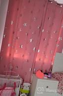 img 1 attached to 🌙 Anjee Kids Navy Blue Stars Blackout Curtains, 45 Inches Length, Silver Foil Print Room Darkening Window Curtain, Thermal Insulated Grommet Drapes, 2 Panels, Navy Blue, 52x45 Inches review by Miguel Yurco