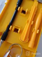 img 1 attached to Apsung 110 In 1 Screwdriver Set With Slotted, Phillips, Torx& More Bits, Non-Slip Magnetic Precision Electronics Tool Kit For Repair IPhone, Android, Computer, Laptop, Watch, Glasses, PC Etc (Yellow) review by Marty Orthodontics