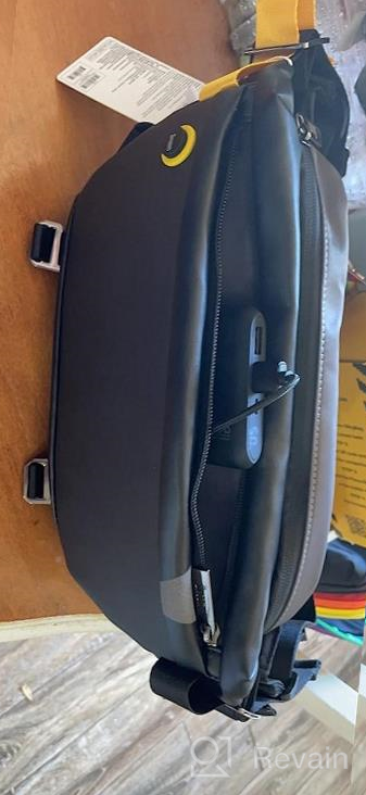 img 1 attached to Stay Fashionable And Visible With Divoom'S LED Sling Bag - Perfect For Your Active Lifestyle! review by Steven Murray