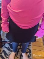 img 1 attached to Revitalize Your Running Routine: Discover the Hopeac Waisted Athletic Pleated Running Girls' Clothing! review by Francis Heart