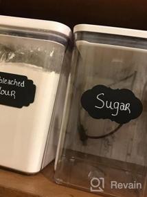 img 6 attached to Chalkboard Labels Set, Tebik 289 Pack Large Medium And Small Chalkboard Stickers, Chalk Markers & Spice Labels Reusable For Home Office School Bars Shops Pantry Storage Jars Glass Bottles Crafts