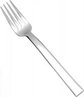 18/10 stainless steel flatware table fork set of 12 - fortessa still logo
